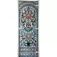 Стеклянная межкомнатная дверь Stained Glass-15