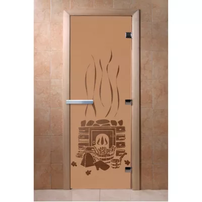 Дверь Банька бронза матовая фотография