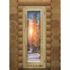 Дверь "Элит Люкс Зима" с Фотопечатью