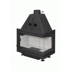 Каминная топка Экокамин Альфа 700 R два стекла правая