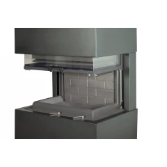 Камин РОДОС 800 белый шамот