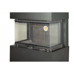 Камин РОДОС 800 белый шамот