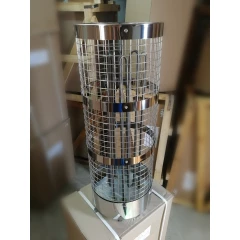 Электрическая печь (электрокаменка)  для сауны и бани, 9 кВт "сфера - сетка"