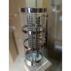 Электрическая печь (электрокаменка)  для сауны и бани, 9 кВт "сфера - сетка"