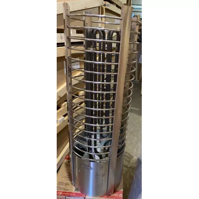 Электрокаменка ЭКМ 9 кВт "Tower - Башня" (нержавеющая сталь)