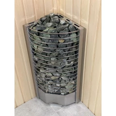 Электрическая печь (электрокаменка) для сауны и бани, ЭКМ 10,5 кВт угловая "Олимпия"