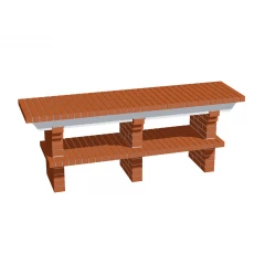 АристократЪ 784 Red (Прямоуг. кирпич Красный)