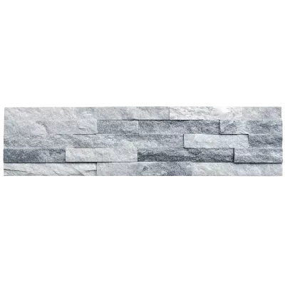 Кварцит бело-серый классик натуральный камень