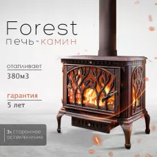 Чугунная печь Forest Bronze
