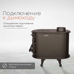 Чугунная печь Alaska
