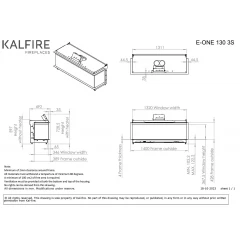 Каминная топка Kalfire E-one 130S
