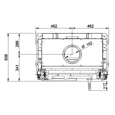 Каминная топка ECOMONOBLOCCO WT 78F N12 (Palazzetti)