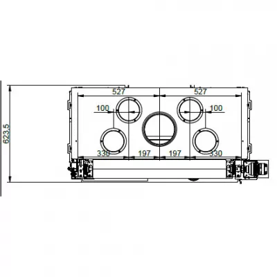 цена Каминная топка ECOMONOBLOCCO WT 16:9F V12EPLUS (Palazzetti)