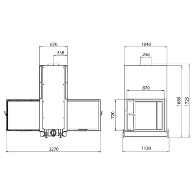 фото Каминная топка DF 900B (Stav)