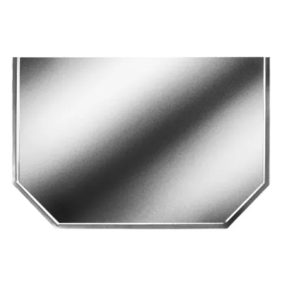 цена Предтопочный лист VPL062-INBA, 500х1000, зеркальный (Вулкан)