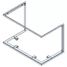 Рамка к топке WINDO3 85, 50 мм (EdilKamin)
