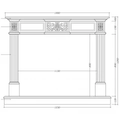 Портал LADA YII, c адапт. пластинами, Gallala Beige (Continental)