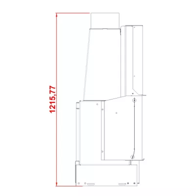 Каминная топка KW 120 SIMPLE FACE (Axis)