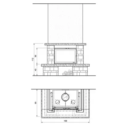 Облицовка NEUCHATEL FULLY-FITTED (Palazzetti)