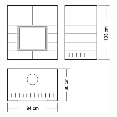 Облицовка QUADRO (EdilKamin)