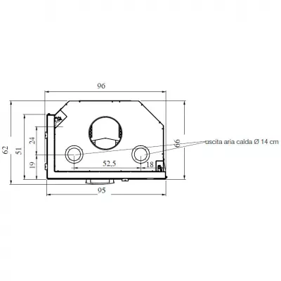 Каминная топка IC TEKNO 2 DX N (EdilKamin)