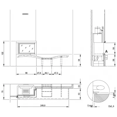 Облицовка GOA SX (Palazzetti)