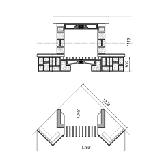 Облицовка BOLERO SR, с деревянной балкой (Supra-Russia)