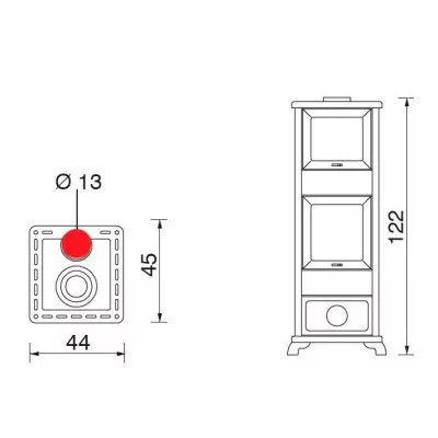 фото Печь DECOR C TORTORA (EdilKamin)