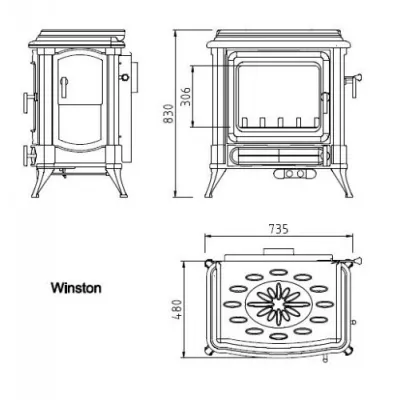 Печь WINSTON (Hark)