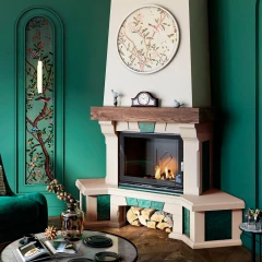 Облицовка MARBELLA SR, угловая, с деревянной балкой (Supra-Russia)