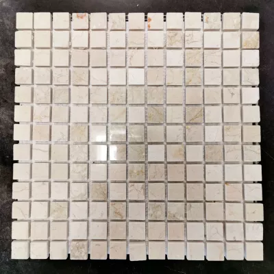 фото Мозаика из VICTORIA CREMA MARFIL POLISHED, 2.2x2.2-30.5х30.5х1 (Eima)