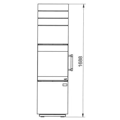 Печь HARK 140 ECOplus, deco-rot, графит, черная рамка (Hark)