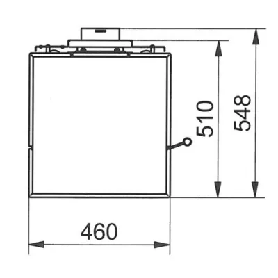 Печь HARK 140 ECOplus, deco-rot, графит, черная рамка (Hark)