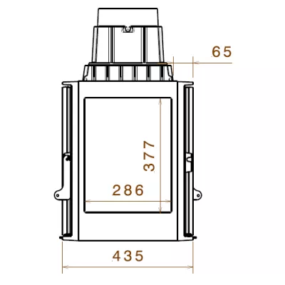 Каминная топка LCI 9 GDFs CL (Liseo Castiron)