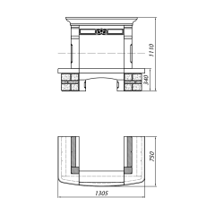 Облицовка TALENCE SR, с каменной балкой (Supra-Russia)
