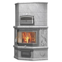 Камин VANESSA SOLO 2, c духовкой + bottom layer  (NunnaUuni)