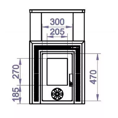 Печь для бани ASP 25F (K-Sauna)