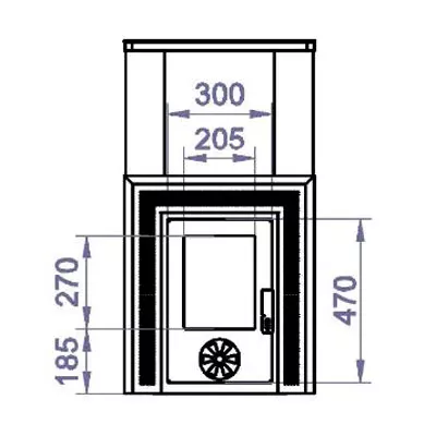 Печь для бани ASP 35F (K-Sauna)