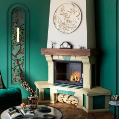 Комплект мрамора VERDE для облицовки MARBELLA SR, угловая (Supra-Russia)