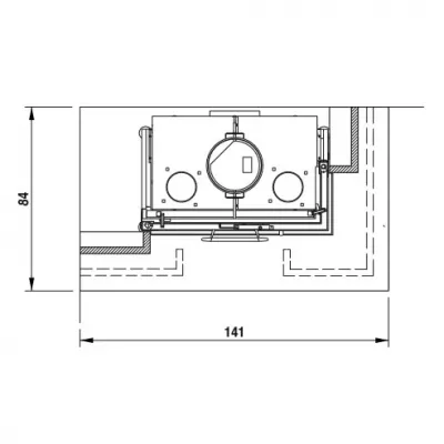 Облицовка MONTEFELTRO RH CORNER 78 (Palazzetti) - недорого