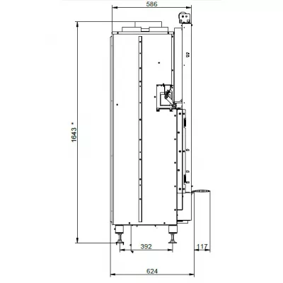 цена Каминная топка ECOMONOBLOCCO WT 66F V9 (Palazzetti)