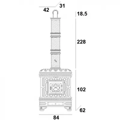 Печь CASTELLANA, L1 (Sergio Leoni)