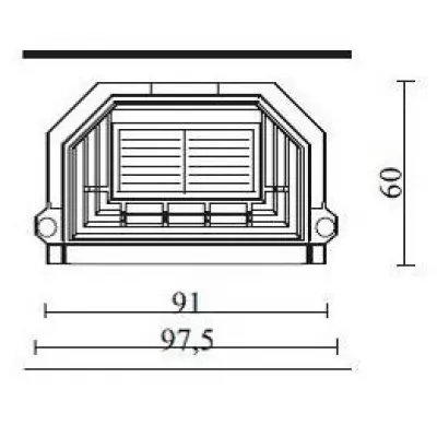 Каминная топка FORTE PLUS N (EdilKamin)