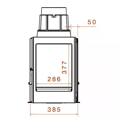 Каминная топка LCI 7 G4 (Liseo Castiron)