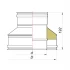 Переходник термо-моно с коническим переходом с D150/250 на D150, AISI 321/439 (Вулкан)