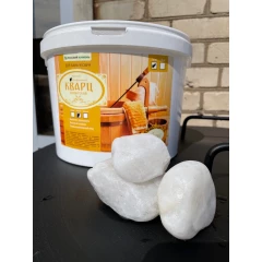 Кварц шлифованный средний (ведро 10кг)