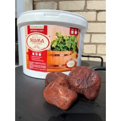 Яшма шлифованная средняя (ведро 10кг)