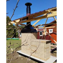 Модуль "СТОЛ" в облицовке Керма-БЕРЕЗА