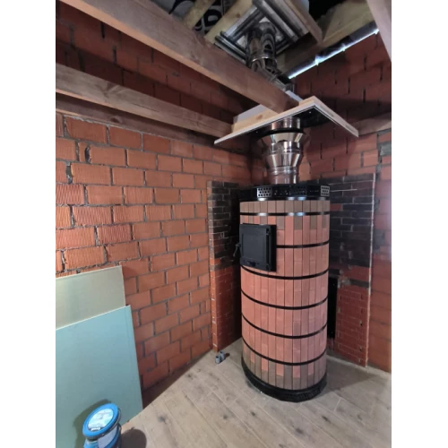 Печь банная с обращенным пламенем "ОБРАЩЕНКА-КДМ" в амфиболите