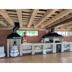 Модуль "СТОЛ" в облицовке Керма-БЕРЕЗА